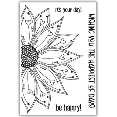 Julie Hickey Designs Clear Stamps - Be Happy